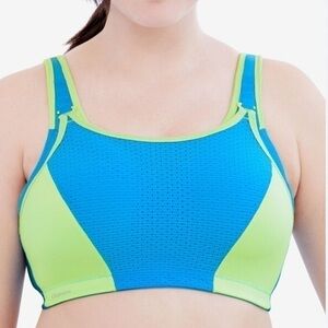 Glamorise Adjustable Wire-Free Sport Bra 1166 Size 34C